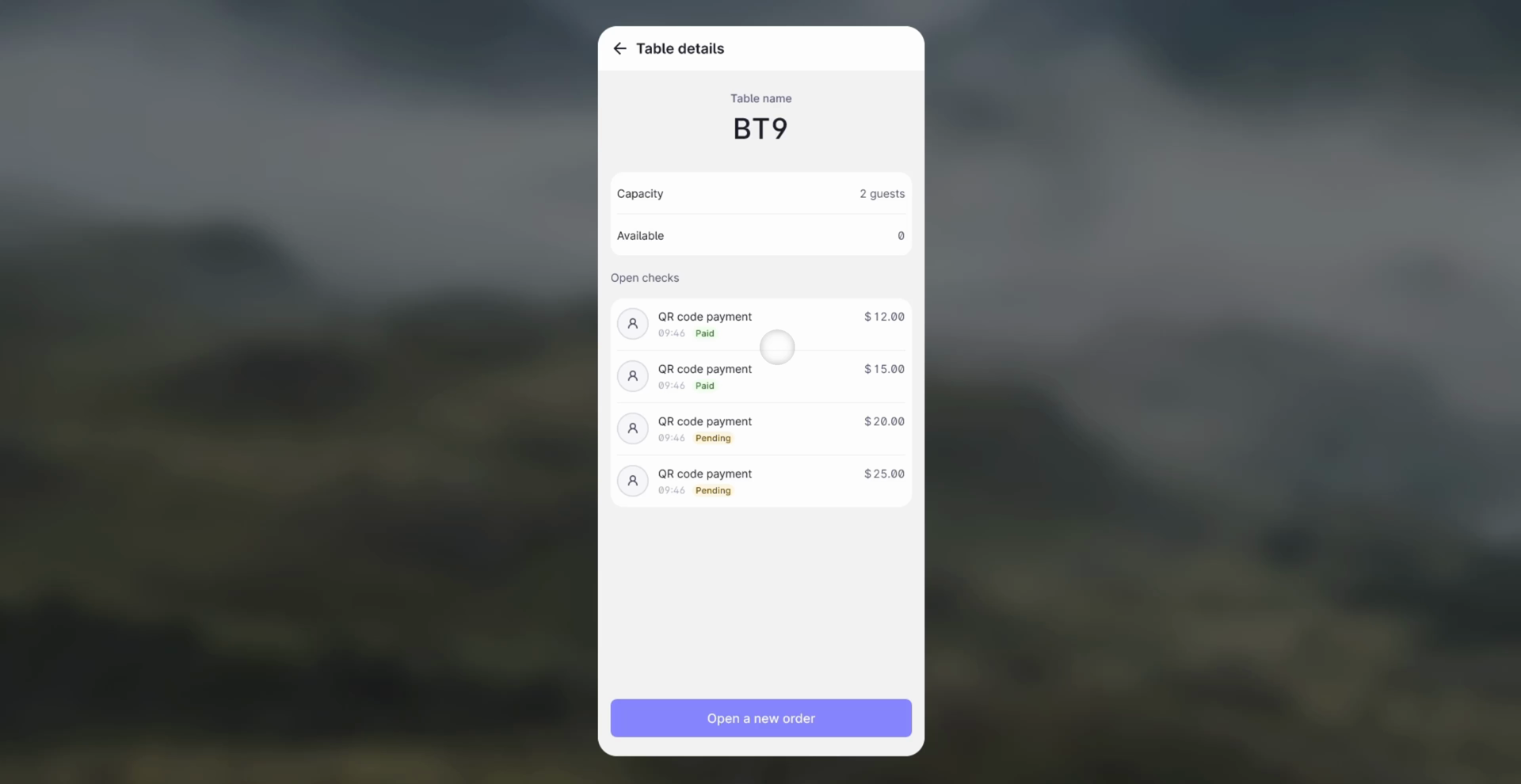 Guest Checkout payment tracking mobile demo still